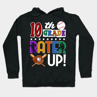 10th Grade Batter-up! Baseball Back to School Hoodie